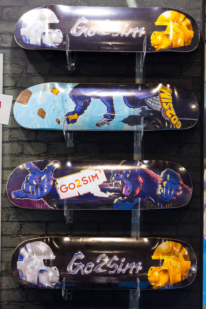 Go2Sim's skateboards