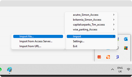 Connect to VPN